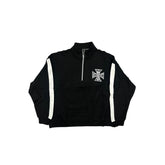 Black “Quarter” zip Jacket