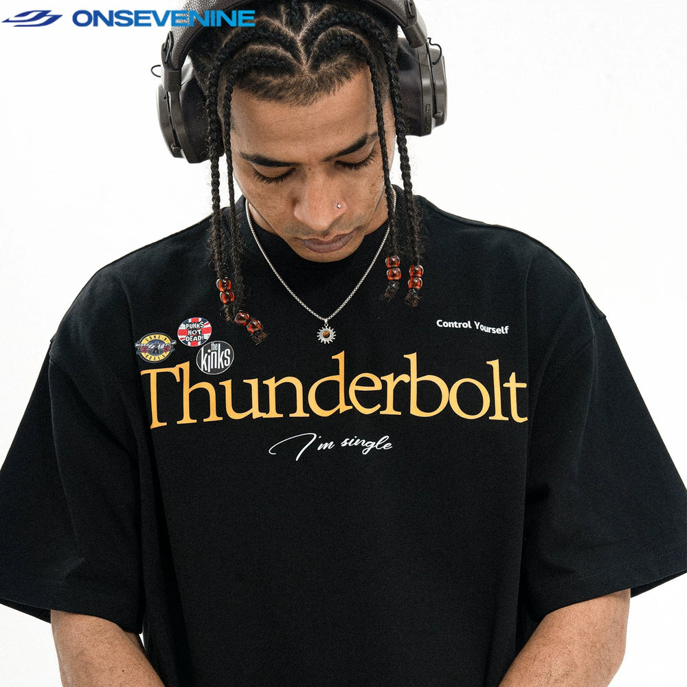 ONSEVENINE "Thunderbolt" Graphic Tee