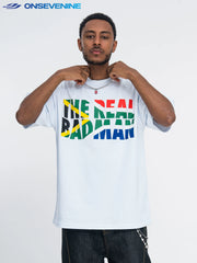 ONSEVENINE "The Real Madman" South African Flag Graphic Tee