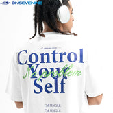 ONSEVENINE "Control Your Self" Back-Graphic Tee