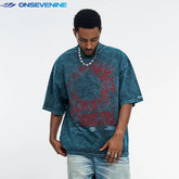 ONSEVENINE "Thinking Spiral" Graphic Tee