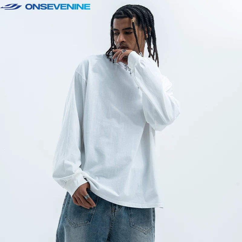 ONSEVENINE Essential Oversized Long-Sleeve Tee