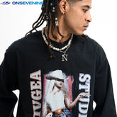 ONSEVENINE "VIVGEA Studio" Cowgirl Graphic Tee
