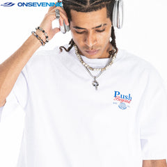 ONSEVENINE "Push Beyond" Motivational Graphic Tee