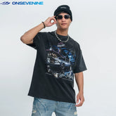ONSEVENINE "Los Angeles" Vintage Car Graphic Tee