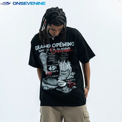 ONSEVENINE "Grand Opening" Diner Graphic Tee