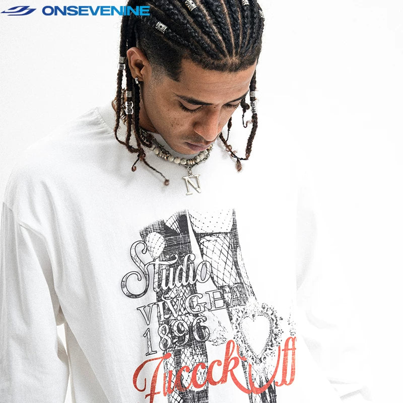 ONSEVENINE "Studio 1896 / Fucck Off" Graphic Tee