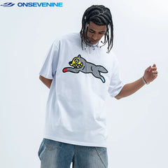 ONSEVENINE Running Dog Graphic Tee