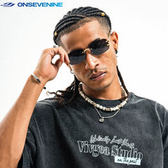 ONSEVENINE "Vivgea Studio" Typographic Graphic Tee