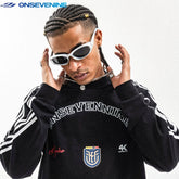 ONSEVENINE Arch Branding Crest Long-Sleeve Sweatshirt