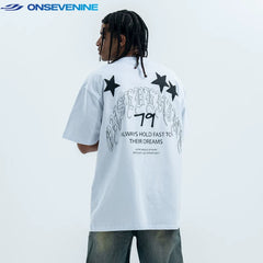 ONSEVENINE "Always Hold Fast" Star Graphic Tee