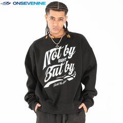 ONSEVENINE "Not by Sight" Off-White Sweatshirt