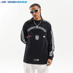 ONSEVENINE Arch Branding Crest Long-Sleeve Sweatshirt