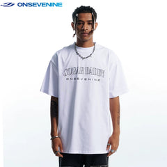 ONSEVENINE "Sugar Daddy" Outline Graphic Tee