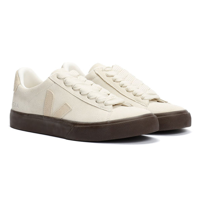 Veja Campo Bold Suede Women's Pierre Almond Eagle Trainers Hover Image