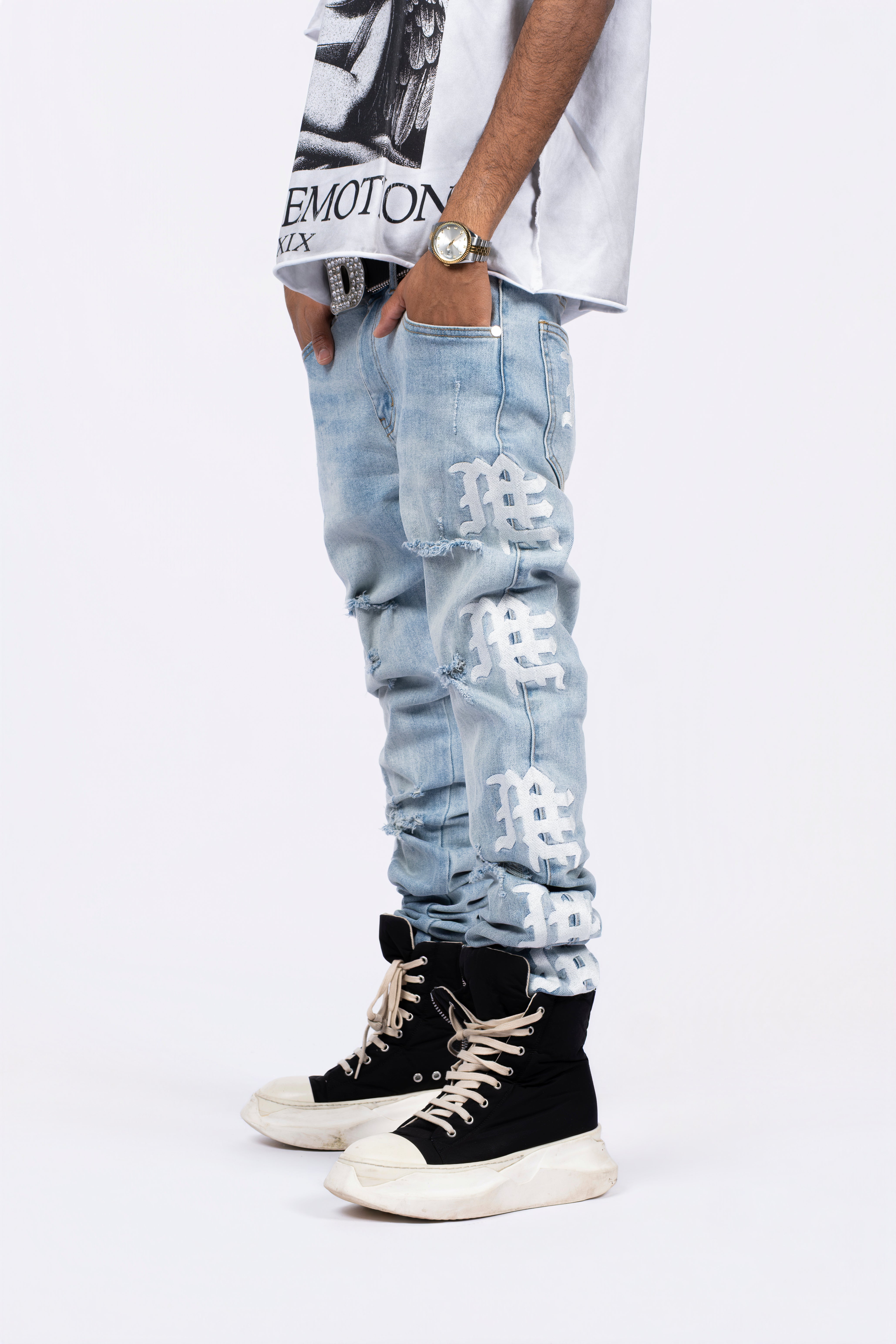 ‘Sea’ Monogram Denim