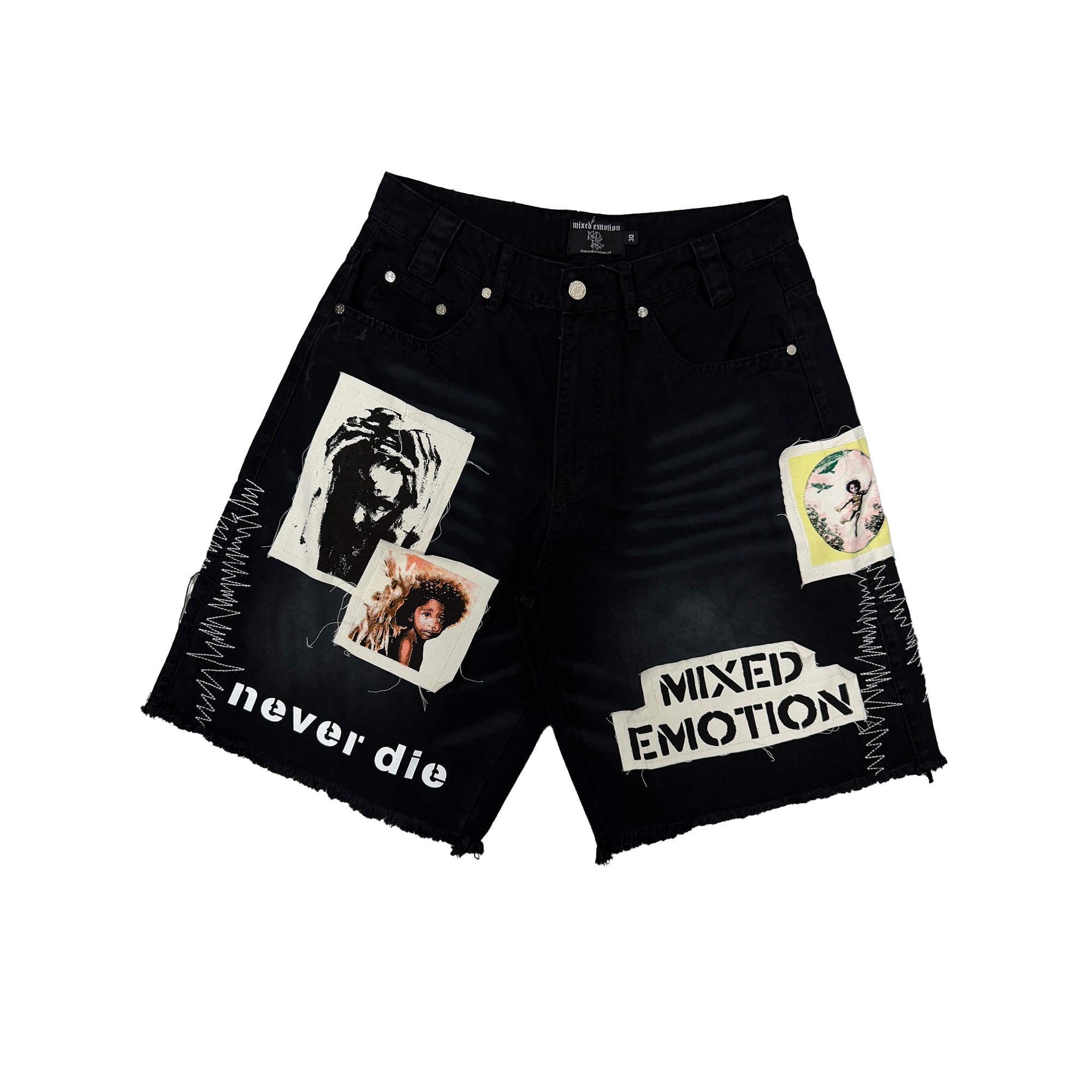 Black “Chaos” Carpenter Shorts
