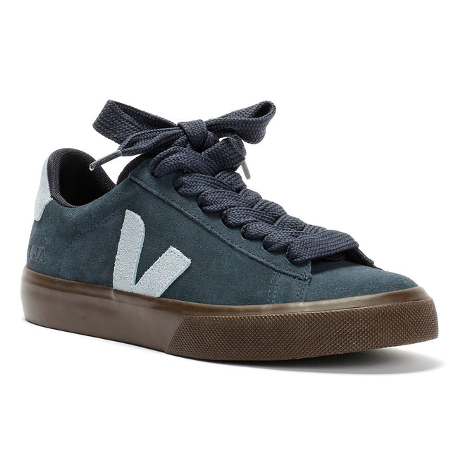 Veja Campo Suede Women's Nautico Steel Eagle Trainers Main Image