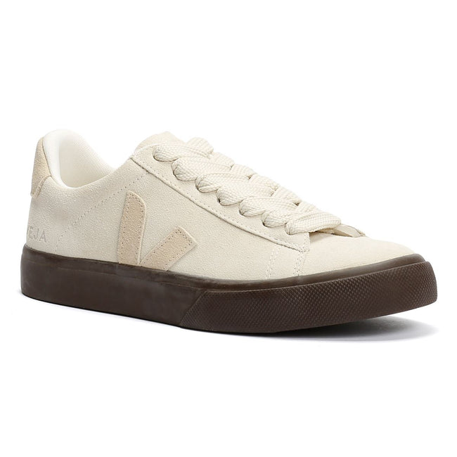 Veja Campo Bold Suede Women's Pierre Almond Eagle Trainers Main Image