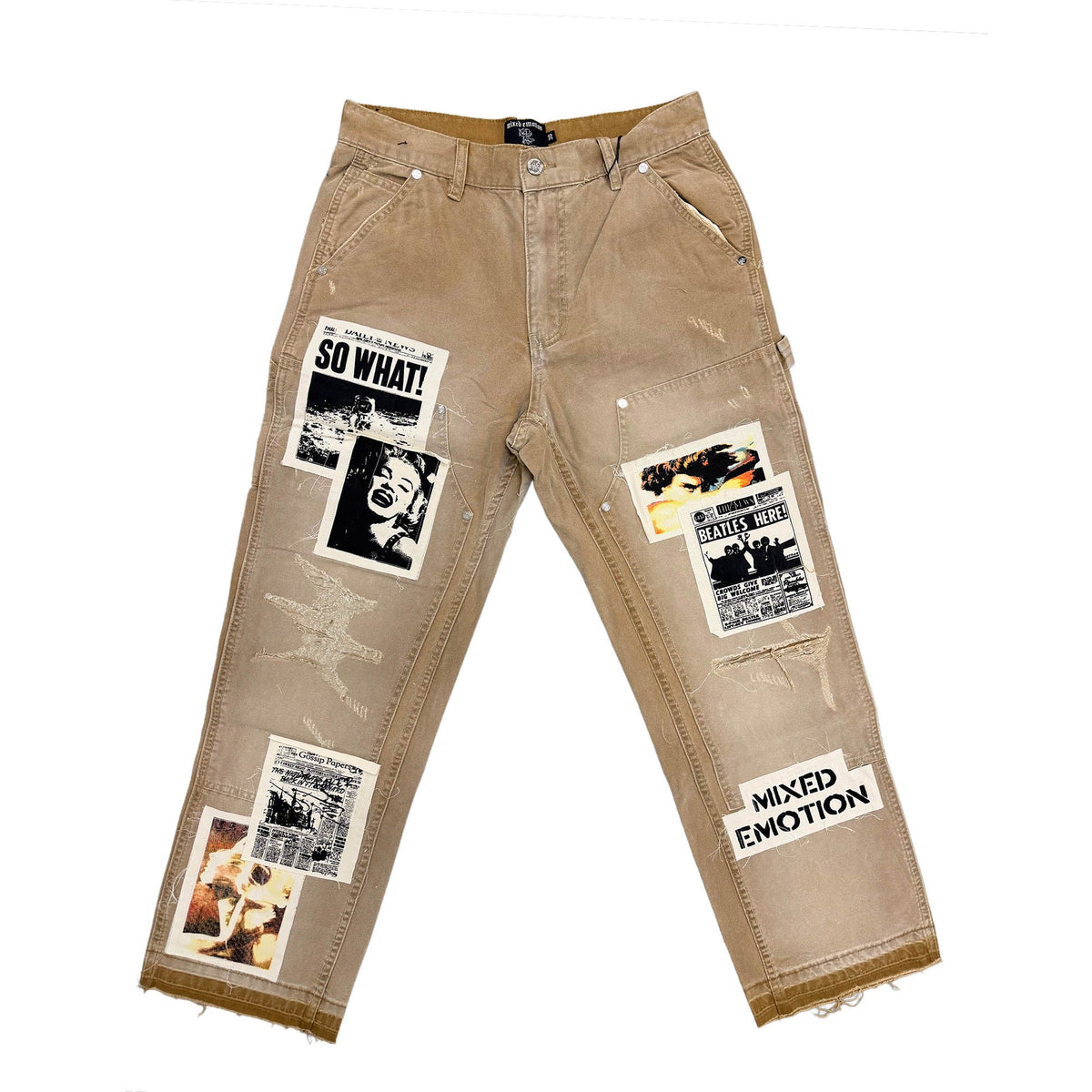 “Newspaper” Carpenter Pants