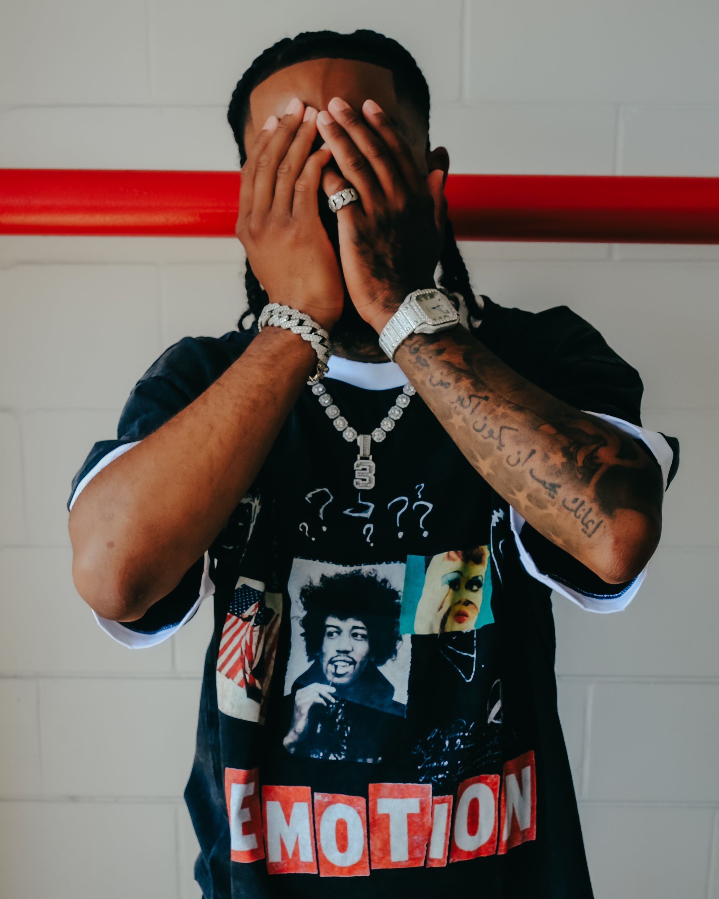 Black “Static” Tee