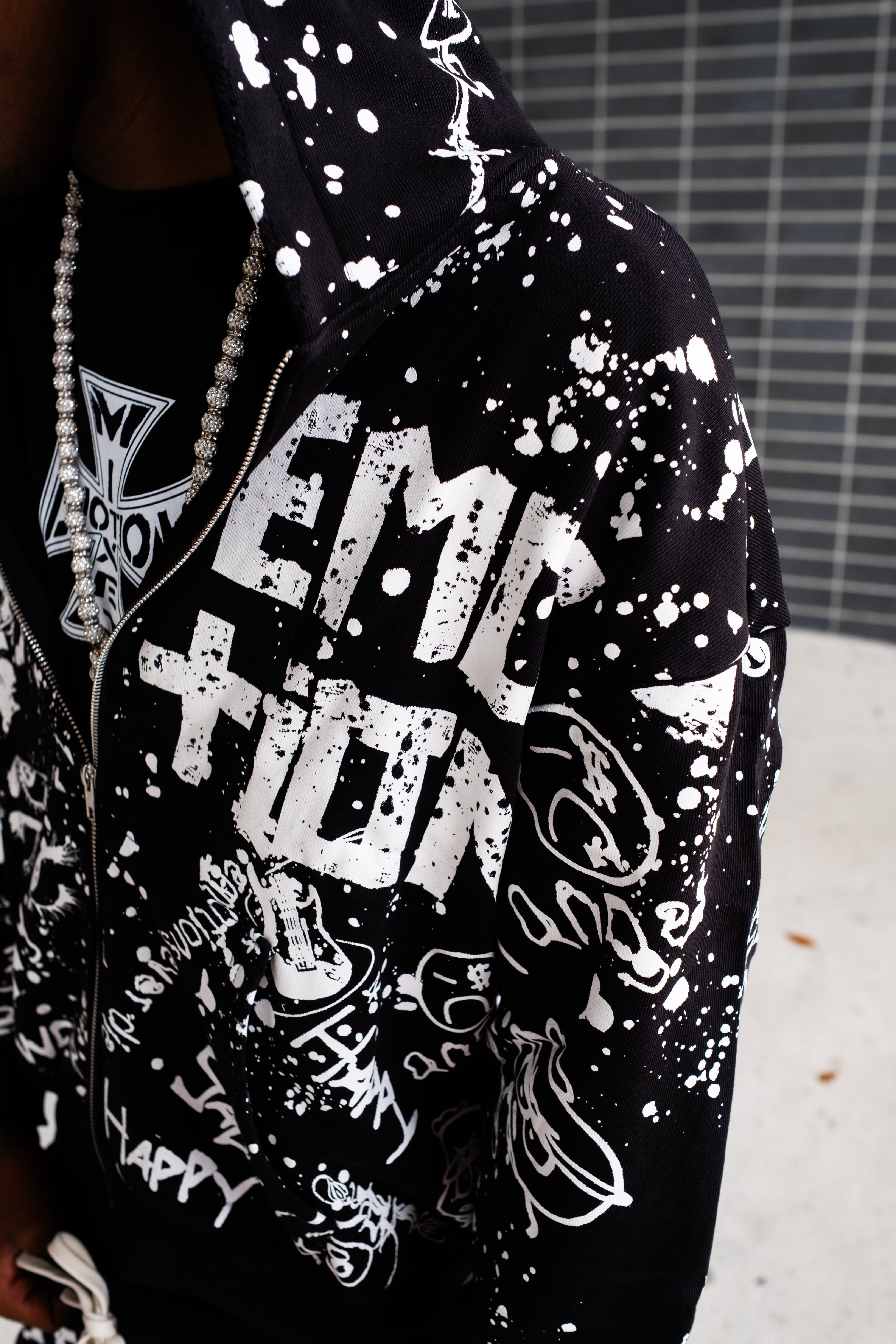 Black “Graffiti” Hoodie
