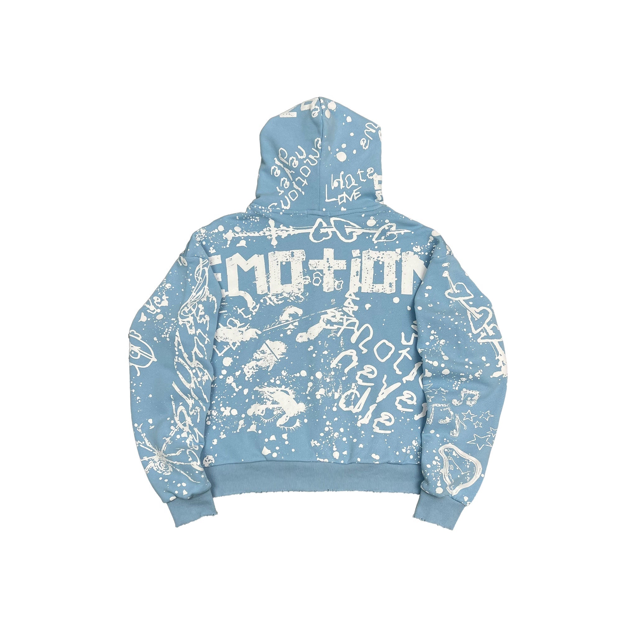 Blue “Graffiti” Hoodie