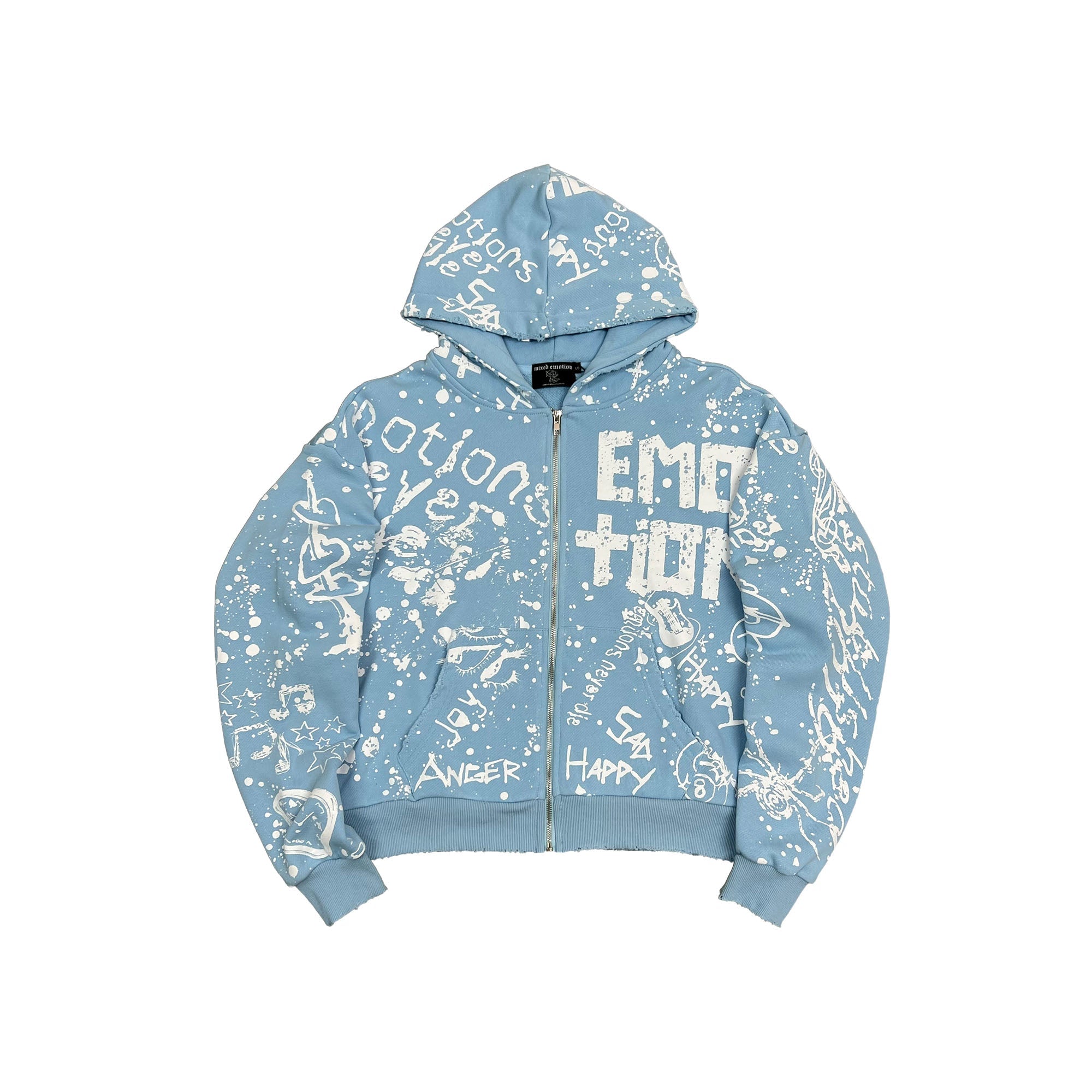 Blue “Graffiti” Hoodie
