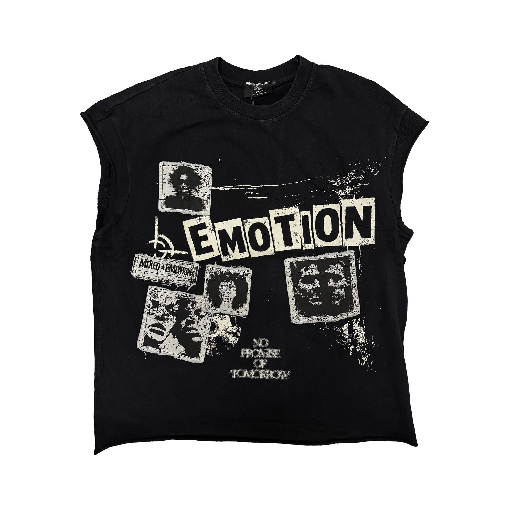 “Newspaper” Sleeveless tee