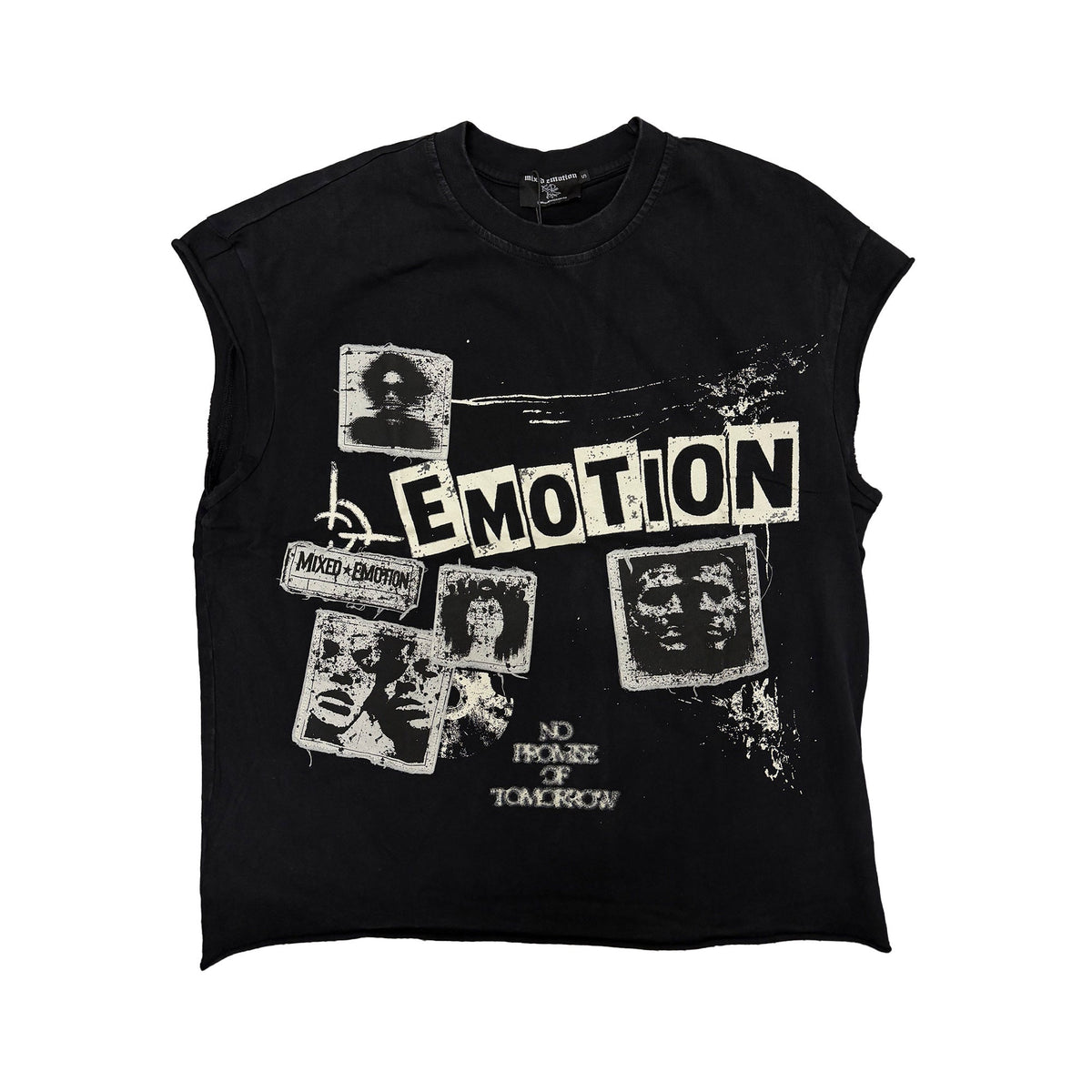 “Newspaper” Sleeveless tee