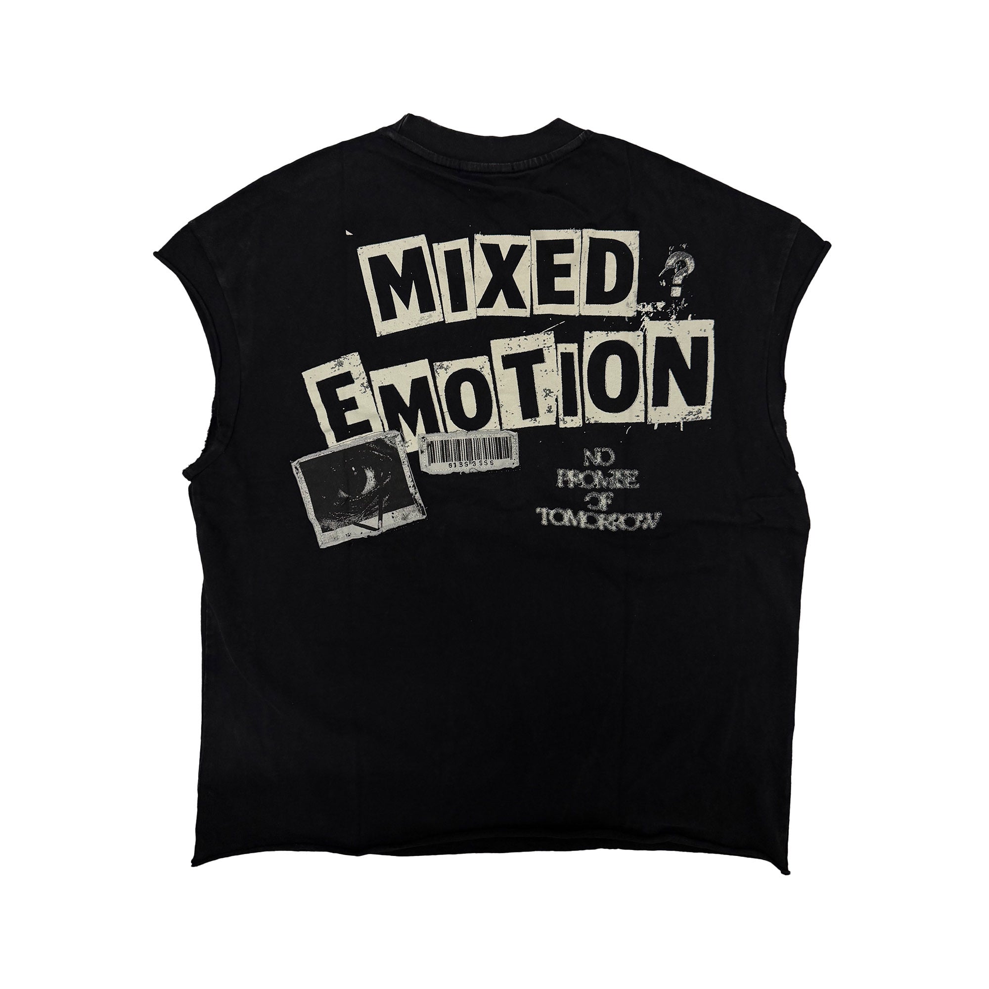 “Newspaper” Sleeveless tee