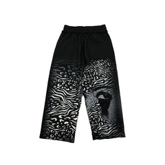 Black ‘Striped’ Sweatpants