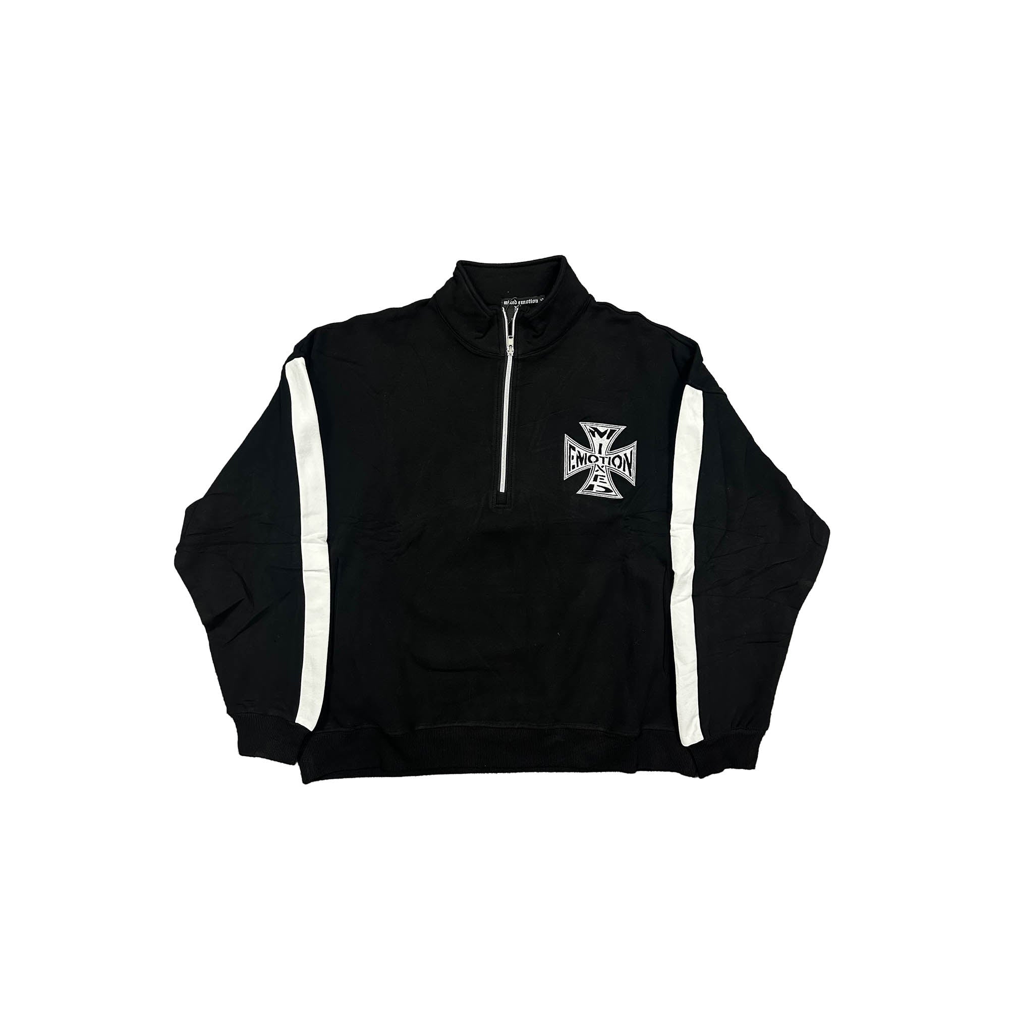 Black “Quarter” zip Jacket