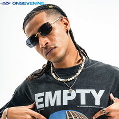 ONSEVENINE "Empty / Get Fresh" Fisheye Urban Graphic Tee