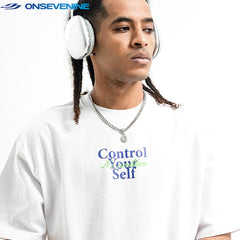 ONSEVENINE "Control Your Self" Back-Graphic Tee