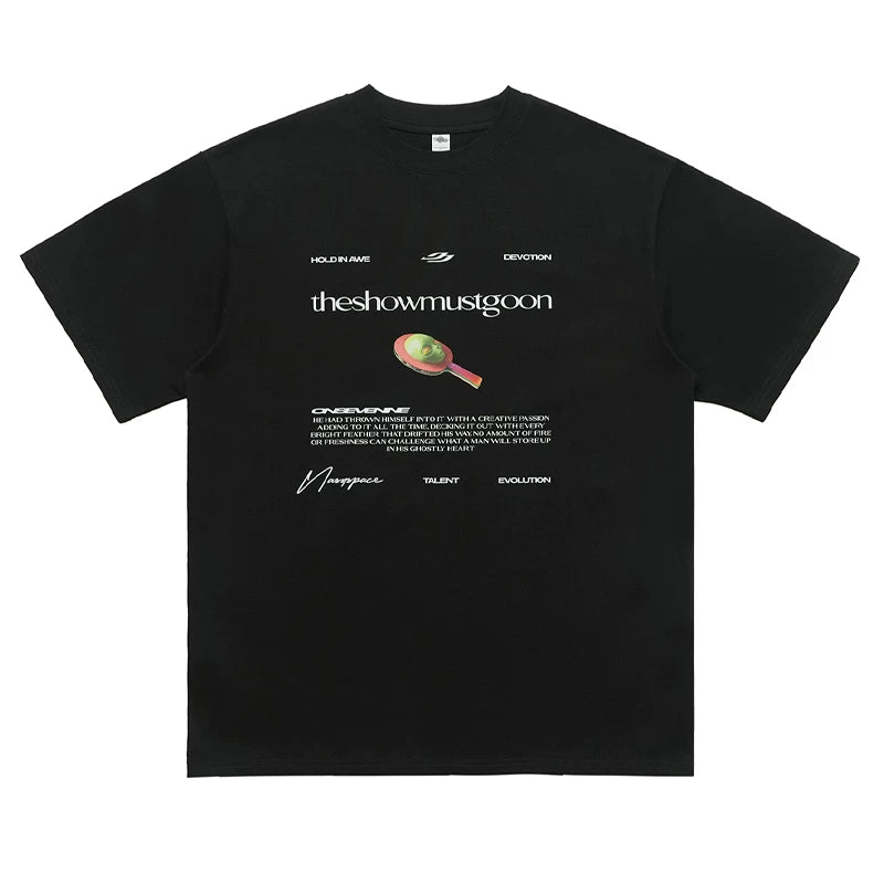 ONSEVENINE "The Show Must Go On" Graphic Tee