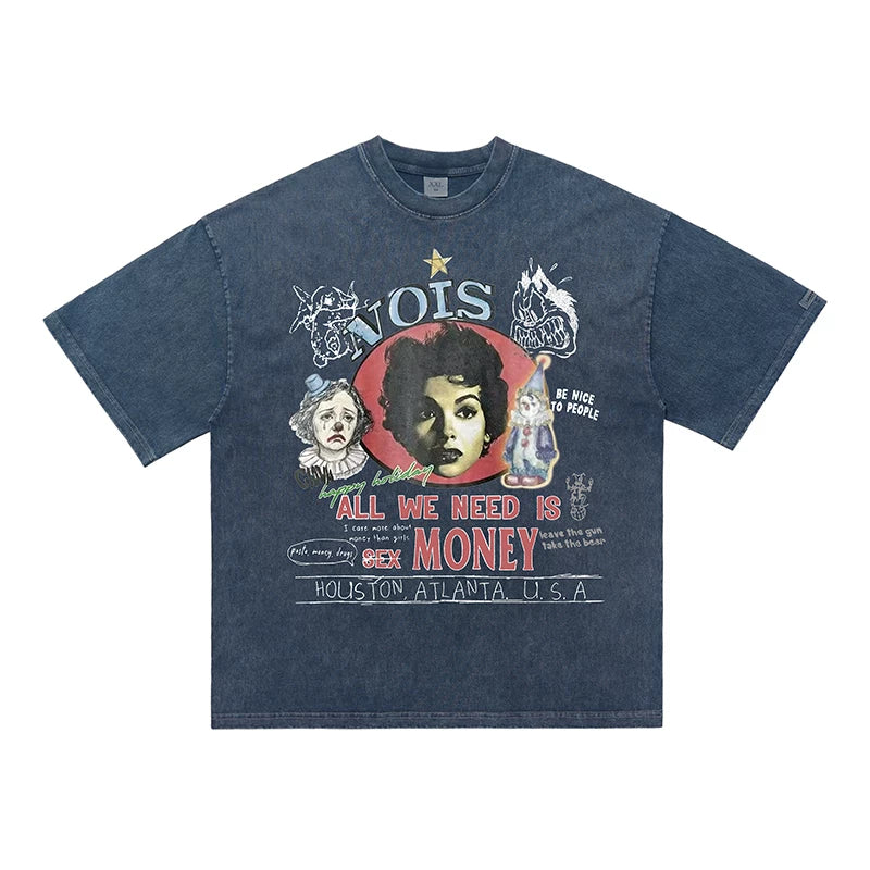 ONSEVENINE "All We Need Is Money" Graphic Tee