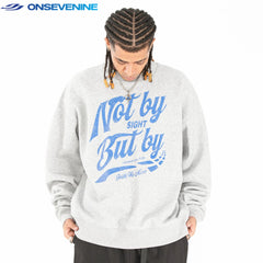 ONSEVENINE "Not by Sight" Off-White Sweatshirt