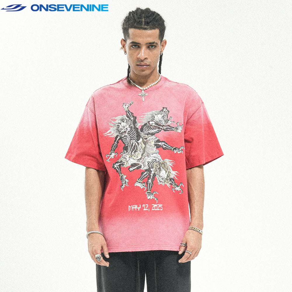 ONSEVENINE Mythological Creature Graphic Tee