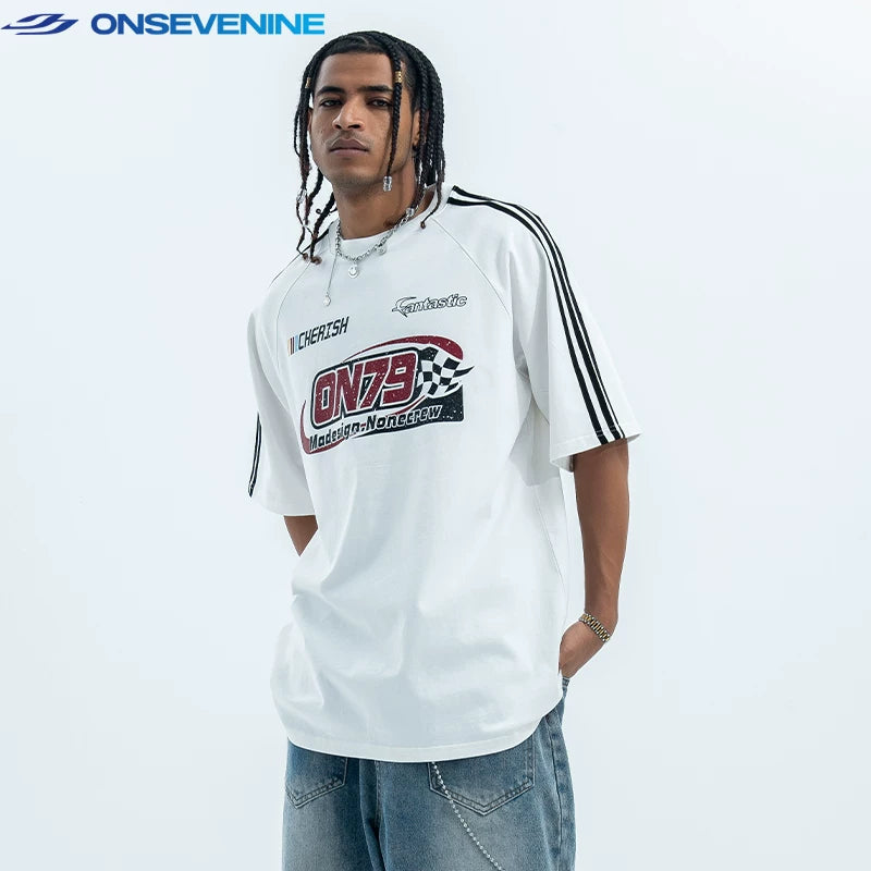 ONSEVENINE "ON79" Racing Graphic Tee