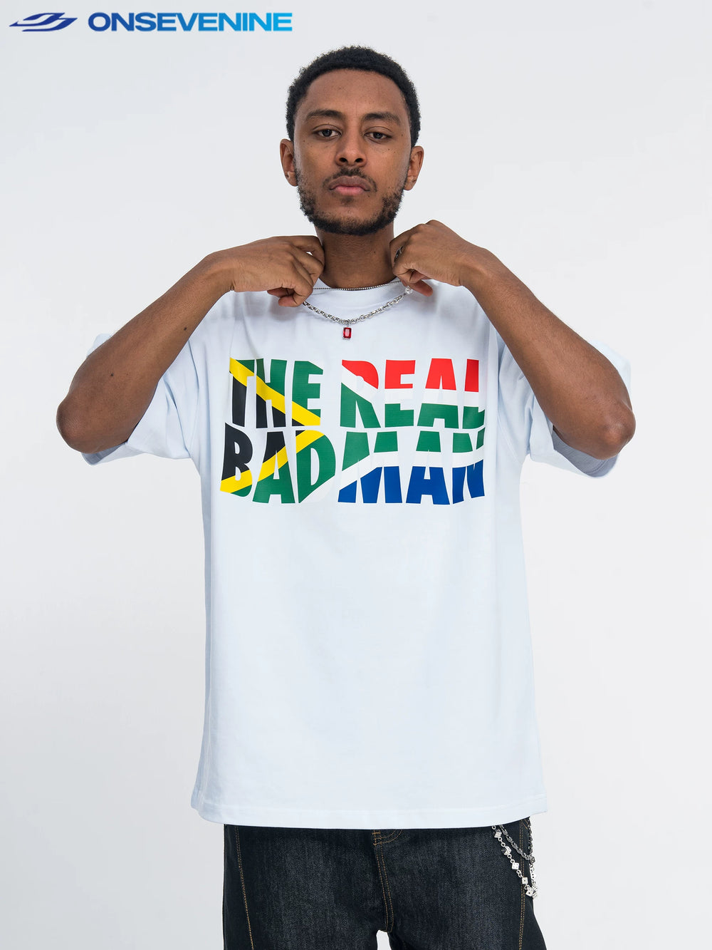 ONSEVENINE "The Real Madman" South African Flag Graphic Tee