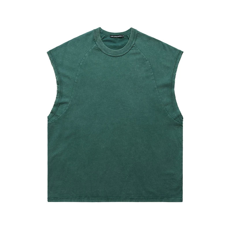 ONSEVENINE Raw-Edge Sleeveless Sweatshirt / Tank