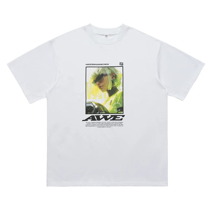 ONSEVENINE Cyber-Portait Graphic Tee