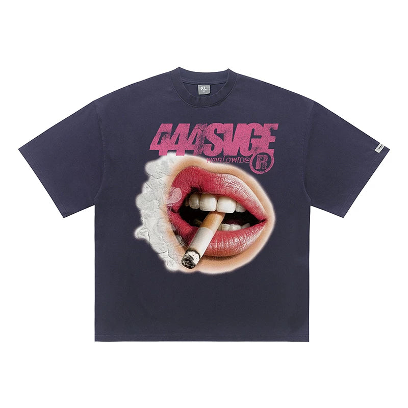 ONSEVENINE "Lips & Cigarette" Graphic Tee Collection