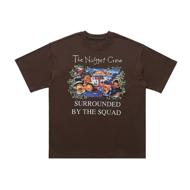 ONSEVENINE "The Nugget Crew" Cartoon Graphic Tee