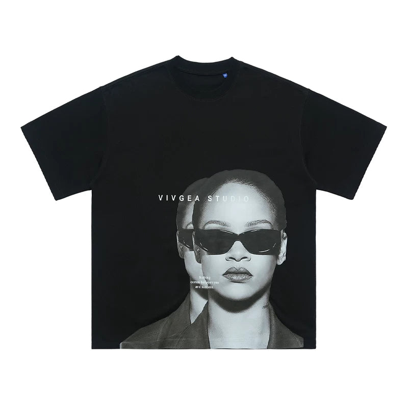 ONSEVENINE Celebrity Portrait Graphic Tee