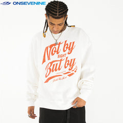 ONSEVENINE "Not by Sight" Off-White Sweatshirt