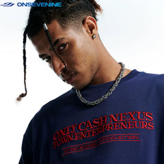 ONSEVENINE "Only Cash Nexus" Embroidered Sweatshirt