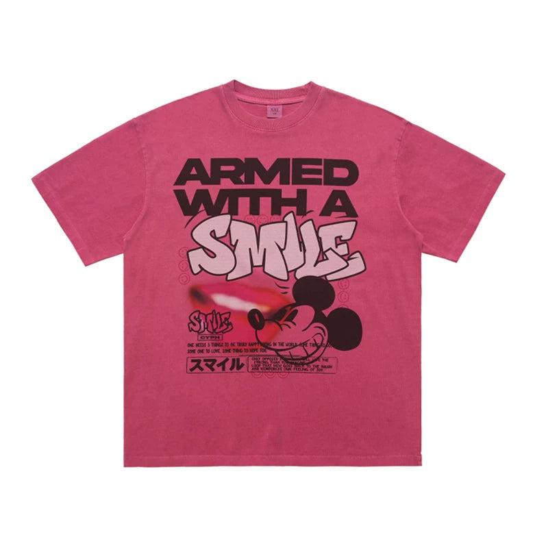 ONSEVENINE "Armed with a Smile" Graphic Tee