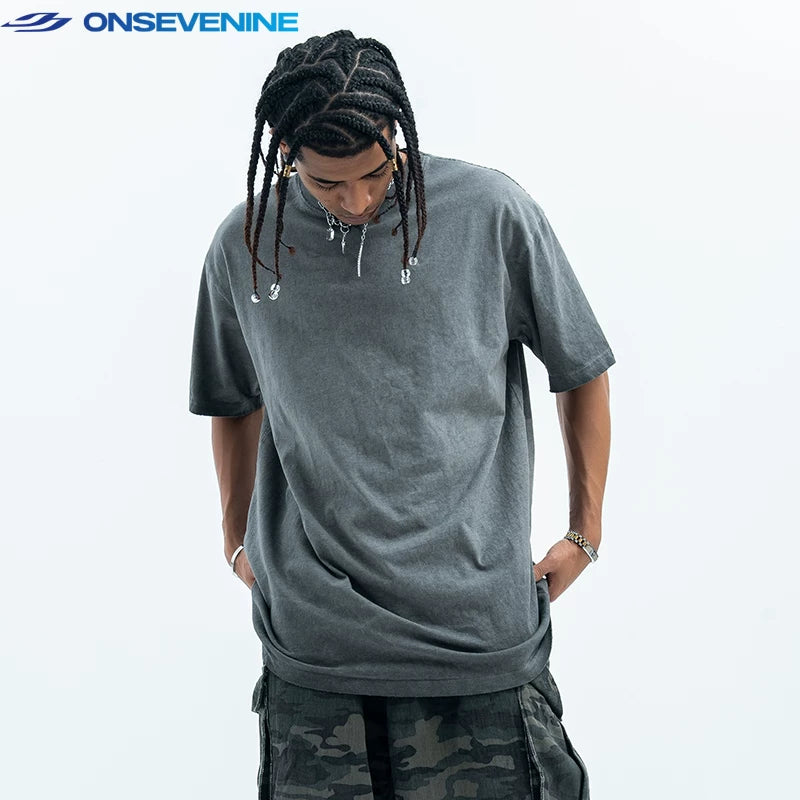 ONSEVENINE Minimalist Oversized Tee